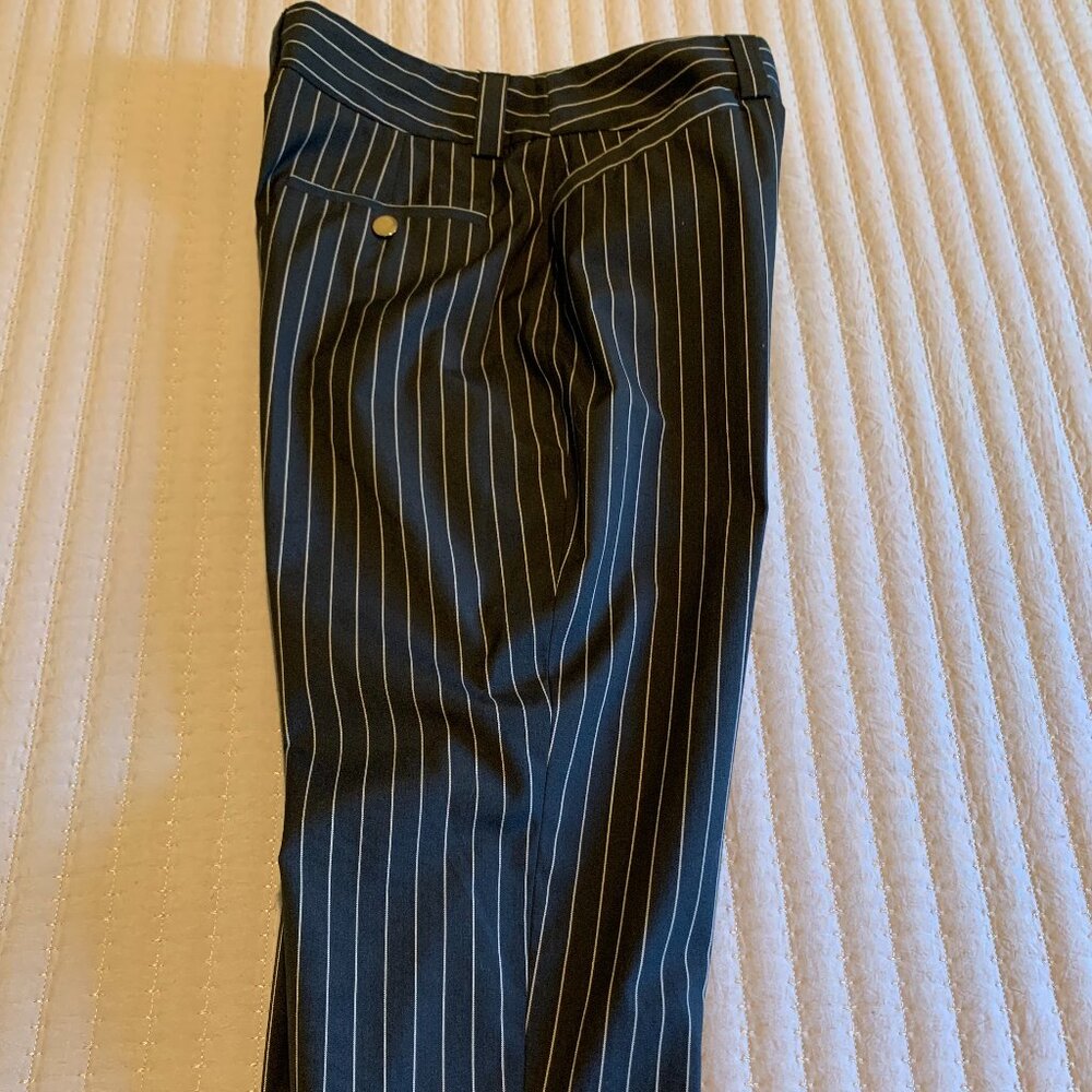 Sport Haley Golf Capri - Size 6 - Black & White Pinstripe